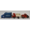 Image 4 : LOT OF 3 - MISC TIN & DIECAST TRUCKS - INCL TRI-ANG