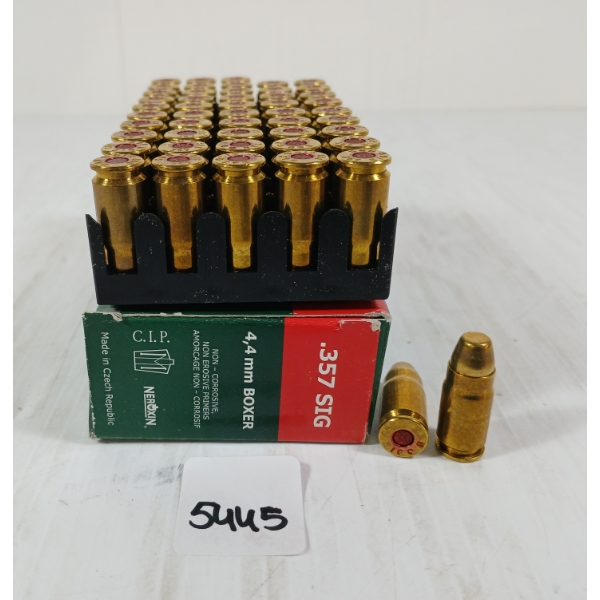 AMMO: 50X SELLIER & BELLOT .357 SIG - 140GR - FMJ