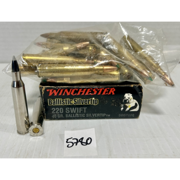 AMMO: 33X MIXED .220 SWIFT