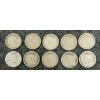 Image 2 : LOT OF 10 - 1915-1930 CDN 10 CENT COINS