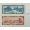 Image 2 : LOT OF 2 - 1954 CDN $2 & $5 BANKNOTES