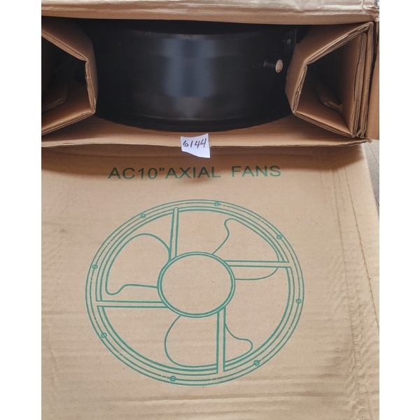LOT OF 2 - 10IN AXIAL FANS