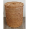 Image 4 : WICKER LIDDED HAMPER