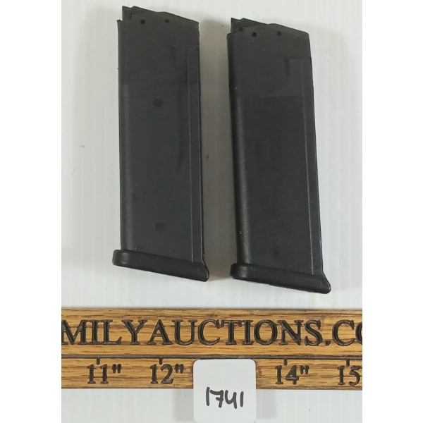 LOT OF 2 - GLOCK 19 9MM MAGAZINES - PAL REQ.