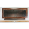 Image 7 : LOT OF 2 - PINE COUNTER TOP RIBBON DISPLAY & SLIDE-TOP BOX