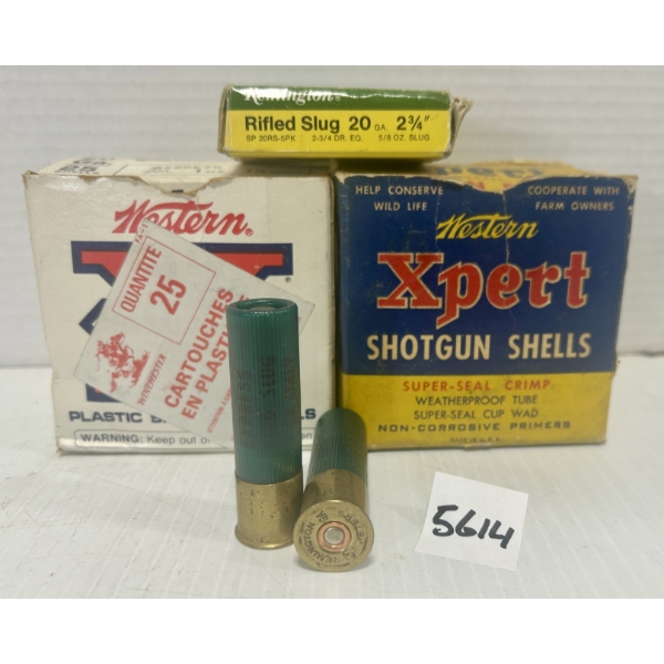 AMMO: APPROX 35X MIXED 20 GA 2-3/4IN