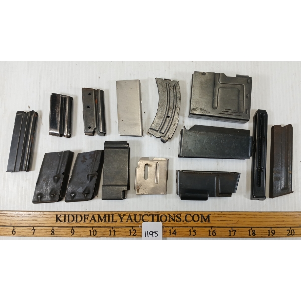 SMALL QTY OF INCOMPLETE MAGS & HOUSINGS