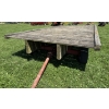 Image 1 : FLAT DECK WAGON - 16 FOOT - GOOD WOOD - 15 INCH TIRES
