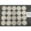 Image 2 : LOT OF 20 - 1939-1966 CDN 25 CENT COINS