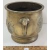 Image 2 : CHINESE CRANE MOTIF BRASS PLANTER