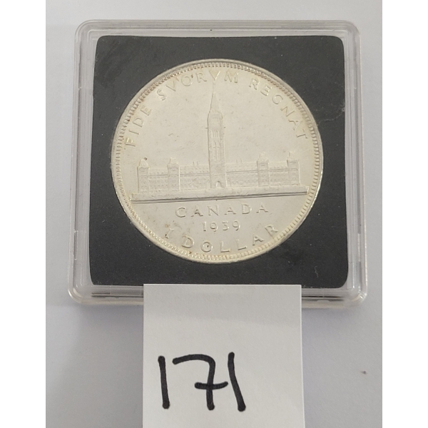 1939 CDN SILVER DOLLAR