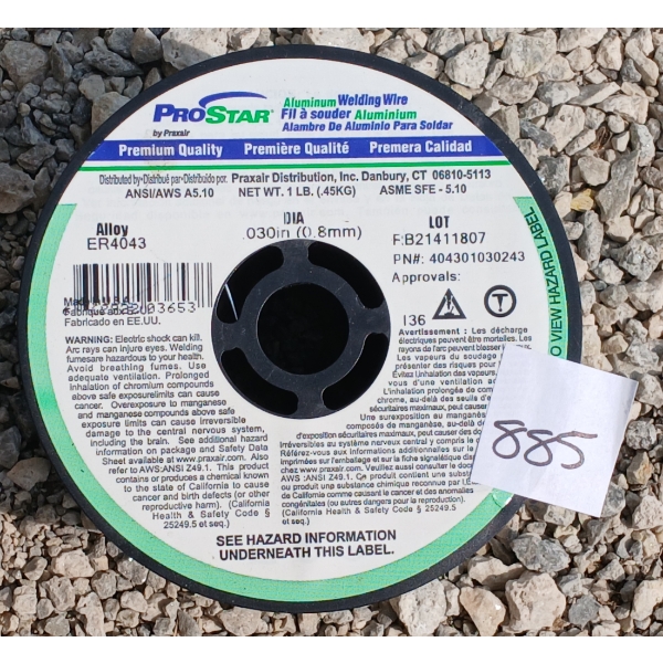 PROSTAR ALUM WELDING WIRE - 0.8MM DIA