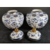 Image 2 : PAIR OF PORCELAIN GINGER JARS W/ LIDS