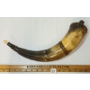 Image 1 : ORNATE POWDER HORN W/ IVORY DETAIL