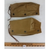 LOT OF 2 - 1942 CDN ENFIELD RIFLE BREECH COVERS - INCL DOMINION RUBBER CO. LTD