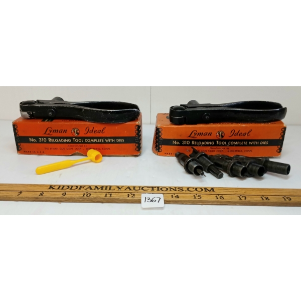 LOT OF 2 - LYMAN IDEAL 310 TOOL W/ DIES - .38 SPL