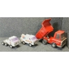Image 2 : LOT OF 3 - BUDDY L PRESSED STEEL / PLASTIC DUMP TRUCK & PEPSI-COLA TRUCKS