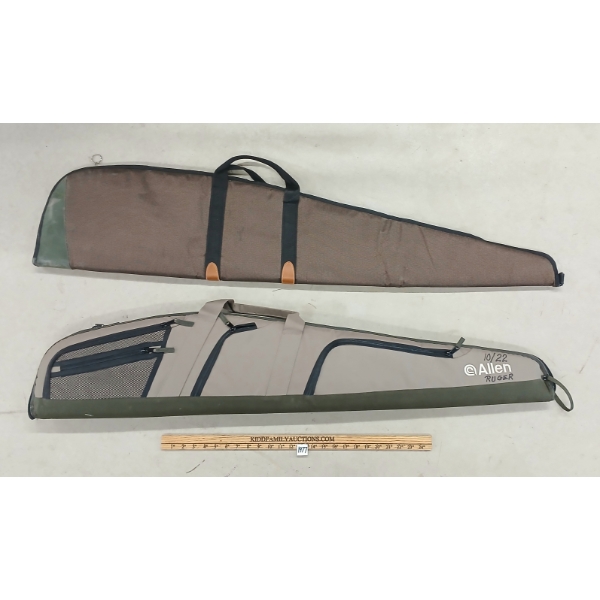 LOT OF 2 - SOFT LONG GUN CASES - INCL ALLEN