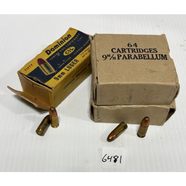 AMMO: APPROX 170 X MIXED 9 MM - MIXED GR 