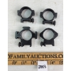 Image 1 : LOT OF 4 - MISC 1IN SCOPE RINGS