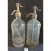 Image 4 : LOT OF 2 - J.J. MCLAUGHLIN & KOCH'S - CLEAR ACID-ETCHED - 26OZ SELTZER BOTTLES