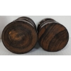 Image 4 : LOT OF 2 - 19TH CENTURY GEORGIAN LIGNUM VITAE TREEN CONTAINERS