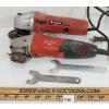 Image 1 : LOT OF 2 - KING CANADA & MILWAUKEE GRINDER & SANDER