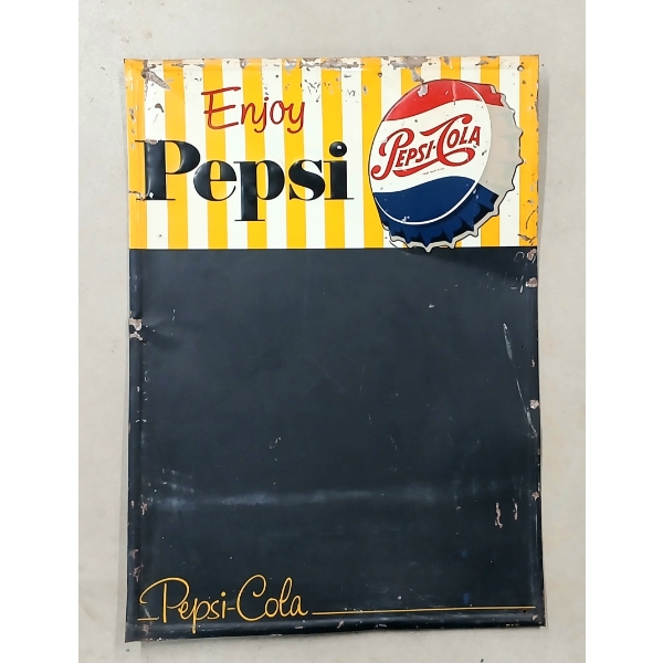PEPSI-COLA ENJOY PEPSI CHALK MENU BOARD