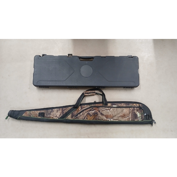 LOT OF 2 - HARD & SOFT LONG GUN CASES - INCL PLANO