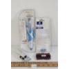 Image 2 : LOT OF 4 - MISC HOUSE TOOLS - INCL HOT GLUE PEN, FLASH LIGHT, NAIL CLIPPERS, & DRILL BITS