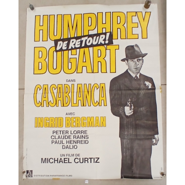 HUMPHREY BOGART DE RETOUR - FRENCH MOVIE POSTER