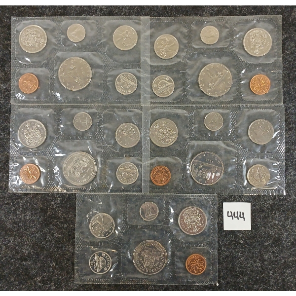 LOT OF 5 - 1971-1982 CDN PROOF SETS