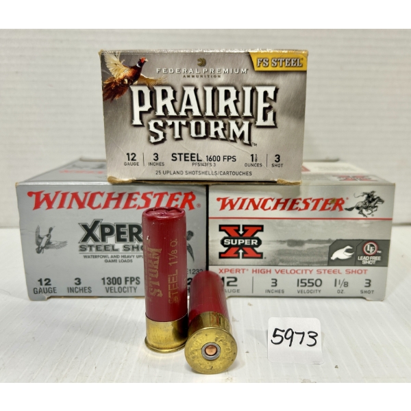 AMMO: 61X MIXED 12 GA - 3IN - #2 & #3 STEEL