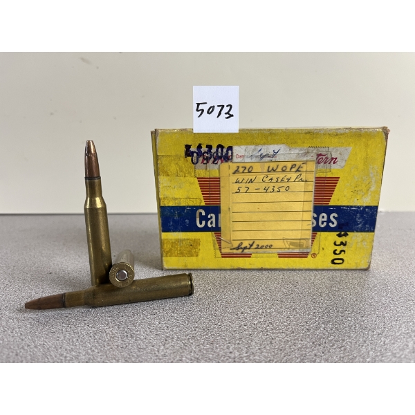 AMMO: 20X .270 WIN 140GR. HOLLOW POINT - RELOADS