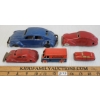Image 3 : LOT OF 5 - TIN WIND-UP CARS - INCL AUTOMATIC TOY USA, TRADEMARK JAPAN, ETC