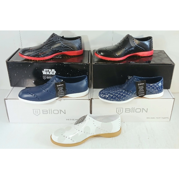 LOT OF 5 - BIION SHOES - FT THE BRIGHTS, THE LUX, DISNEY & STAR-WARS STYLES