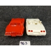 Image 4 : LOT OF 2 - ERTL AMT MODELS - INCL 1970 CHEVROLET CORVETTE LT-1 & 1991 CORVETTE CONVERTIBLE