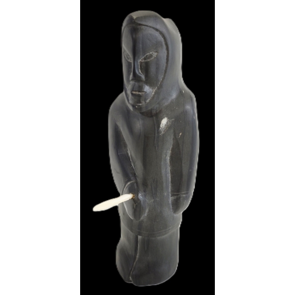 HUNTER W/ SPEAR - SIGNED - STONE