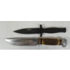 Image 5 : LOT OF 4 - HUNTING & FOLDING KNIVES - INCL ANTLER HANDLE, IMPERIAL, SWHRT9B, ETC