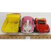 Image 5 : LOT OF 3 - TONKA PRESSED STEEL TRUCK & CARS