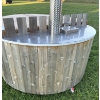 Image 2 : 7' DIAMETER CEDAR HOT TUB - WOOD HEAT SOURCE