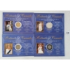 Image 1 : LOT OF 4 - PORTRAITS OF CANADA QUEEN ELIZABETH II $1, $2, 5 & 25 CENT COINS