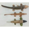 Image 6 : LOT OF 3 - FOLK ART FISHING LURES