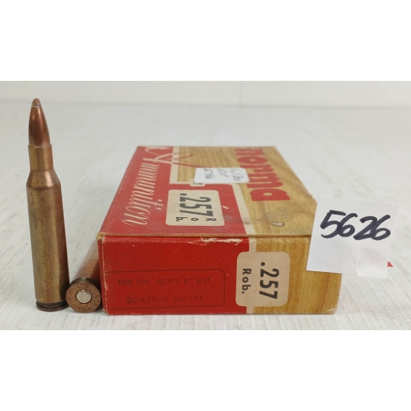 AMMO: 20X NORMA .257ROB - 100GR - SP - BT