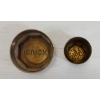 Image 2 : LOT OF 2 - BUICK & FORD BRASS HUB CAPS