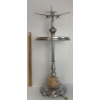Image 2 : CHROME LIGHT UP AIRPLANE ASHTRAY STAND