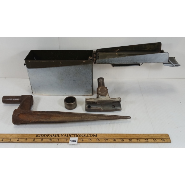JOB LOT - HEAVY ARTILLERY SUPPORT PARTS - IN AMMO CRATE