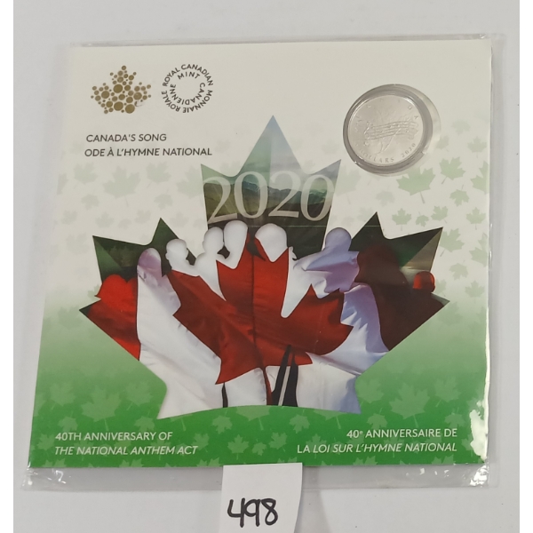 2020 RCM $5 SILVER COIN - CANADA'S SONG