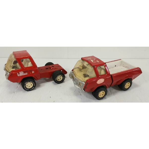 LOT OF 2 - TONKA PRESSED STEEL TRUCKS