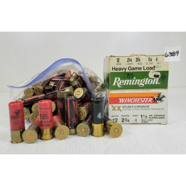 AMMO: 39X MIXED 12GA - 2 3/4IN - #4 & 5 SHOT